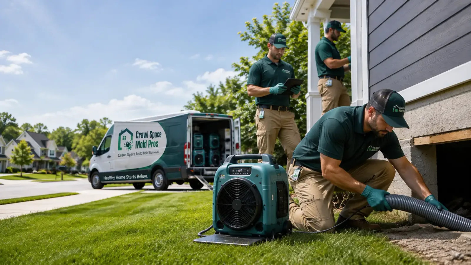 Crawl Space Mold Removal in Wachapreague, VA